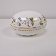 Wedgewood “Mirabelle” Egg Shaped Trinket Box