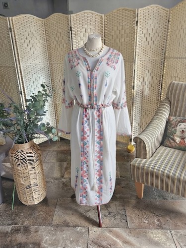 Monsoon white multi boho - &,