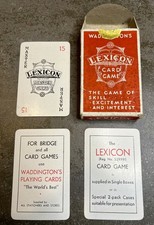 Vintage lexicon card game - vintage, by