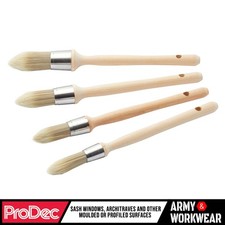 4 x ProDec Pointed Sash Brush