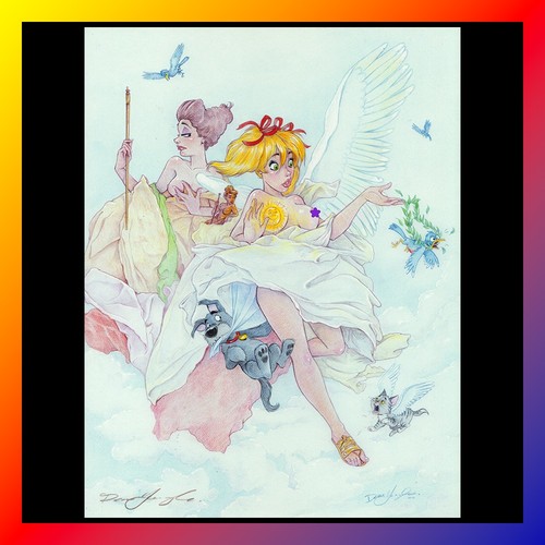 Mandy signed art print dean - signed,