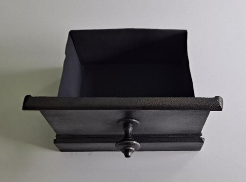 Cast iron fire front ashpan - cast,