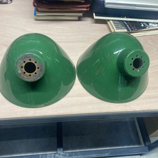 vintage metal enamel light