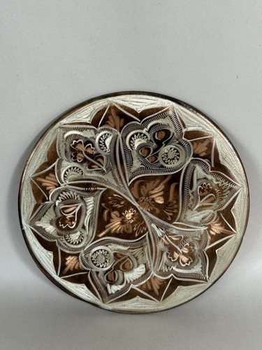 Vintage turkish copper tray - turkish,