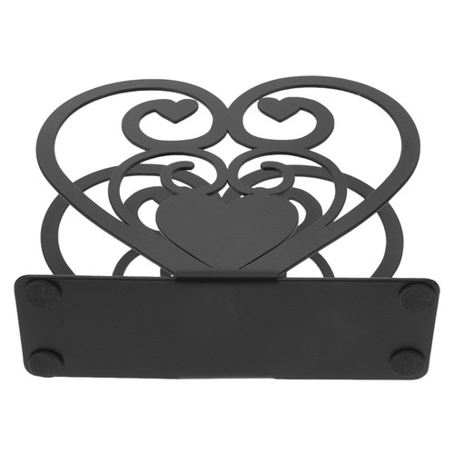 Decorative black iron napkin - iron,