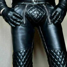 Men's Real Leather Pant Kink