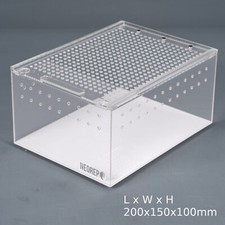 NEOREP ACRYLIC INVERTEBRATE TARANTULA INSECT SPIDER  BOX ENCLOSURE 200x150x100mm