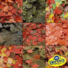 HERONS Multi Vitamin Tropical Fish Food Flakes SPIRULINA MALAWI GOLDFISH COLOUR 