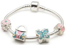 LIBERTY CHARMS Children's 'Butterfly Heaven' Charm Bracelet Free Postage