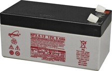 EnerSys Genesis 12v 3.4Ah (3.2Ah) (3.3ah) Rechargeable BURGLAR ALARM Battery . 