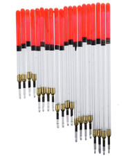 20Pcs Fishing Tackle Floats Clear Waggler Floats Sea Lake Accessories for Carp