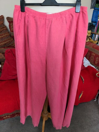 Linen 100 women trousers - linen, women's