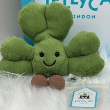 Jellycat Siofra Shamrock: Thomas Brown Exclusive - Irish Soft Toy BNWT