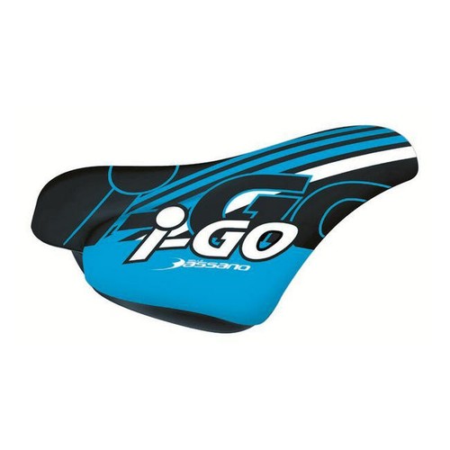 Kids saddle black blue - i-go,