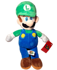 Super Mario Luigi 32cm Plush Soft Toy Blue Green Teddy Cuddly Stuffed Doll 3+