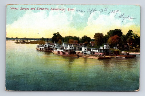 Barges steamers at - barges,