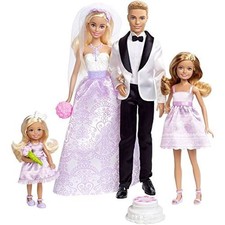 Barbie Wedding Gift Set Dolls