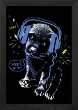 cute black Labrador puppy