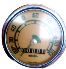 Vintage Solex, Runabout, Puch Moped Jaeger Speedo - NOS, 50s  60s  70s, 60mm Dia