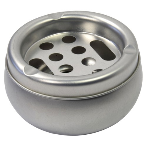 Metal ashtray deep - metal, ash