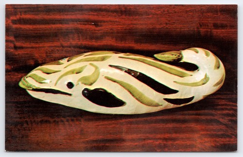 Scrimshaw whale bone art - whale,