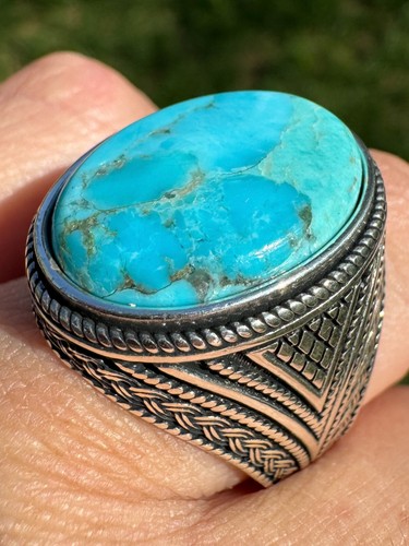 Natural turquoise mens - natural, real