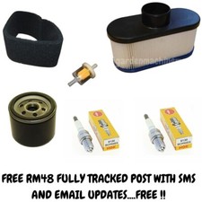 KAWASAKI FS481V, FS541V, FS600V  SERVICE KIT AIR FUEL OIL FILTER SPARK PLUGS