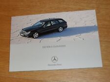 Mercedes E Class Estate Brochure 2003 - E220 E270 E320 CDI E200K E240 E320 