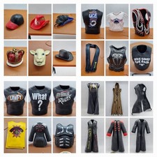 WWE WRESTLING ACTION FIGURE ACCESSORY ATTIRE CLOTHING WEAPON CUSTOM BUNDLE