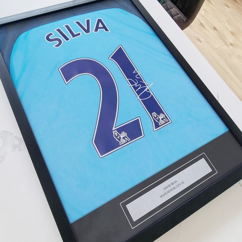 David silva signed print - #21,