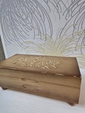 Vintage Swiss Wooden Music Box