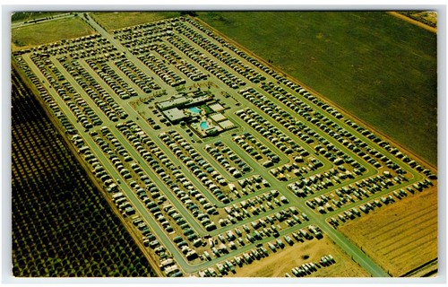 1970 mesa postcard - mesa,, az