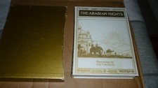 The Arabian Nights Folio Society 2000 E J Detmold Illustrated Hardback + Slip