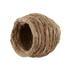 Handwoven straw bird hamster - straw,