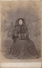 BATH SOMERSET CDV LADY