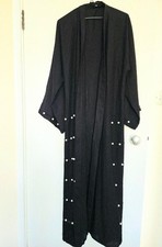 black beaded abaya size 54