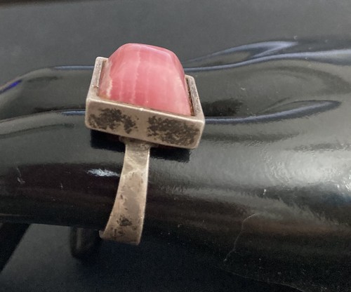 Silver and rhodochrosite