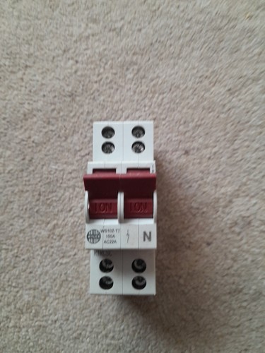Wylex ws102 100a double - 100a,