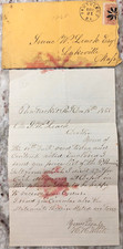 Vintage Letter w/ Cover 1868