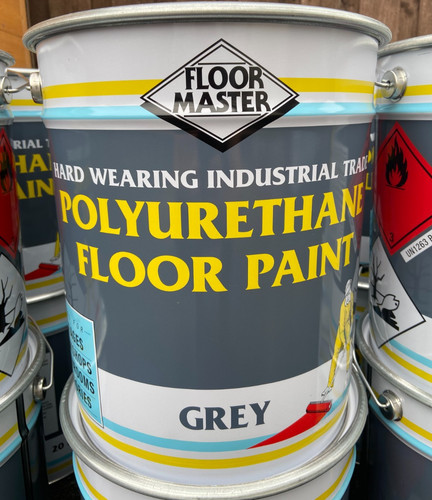 Hard wearing mid grey floor - hard,