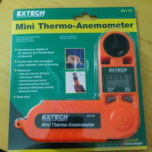 Extech mini thermo anemometer - extech,