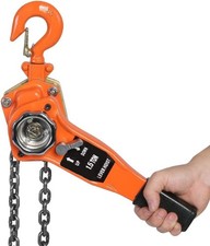 1.5T Hand Chain Hoist – Galvanized Steel Pulley with 360° Hook & Brake System