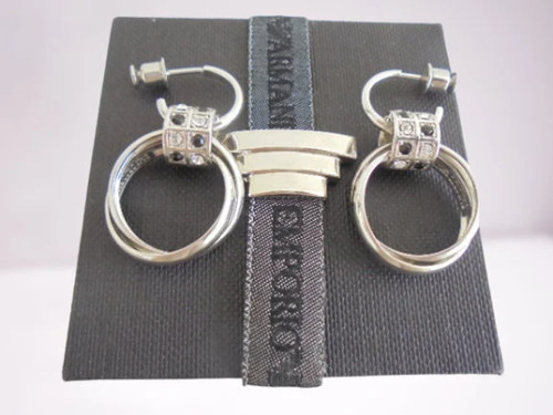 Earrings emporio armani hoop - emporio,
