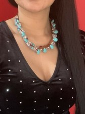 One Button Necklace Multi