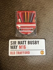 Sir Matt Busby Way Metal Sign