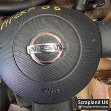 NISSAN MICRA Mk3 K12 Facelift 2006 Off Right Driver Side Steering Wheel Airbag