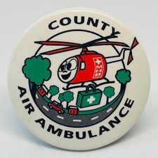 County Air Ambulance Pin Badge
