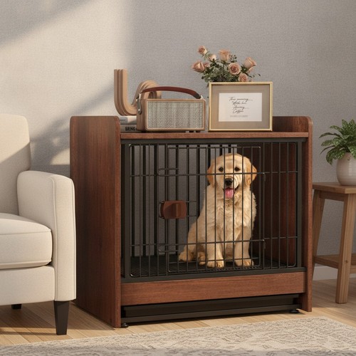Dog crate furniture small - crate,