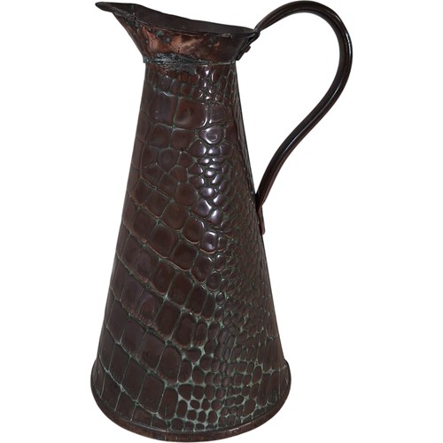 Vintage copper pitcher with - vintage,