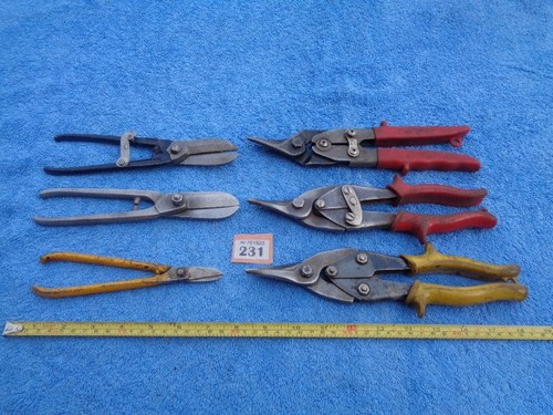 Tin snips metal working - tin,